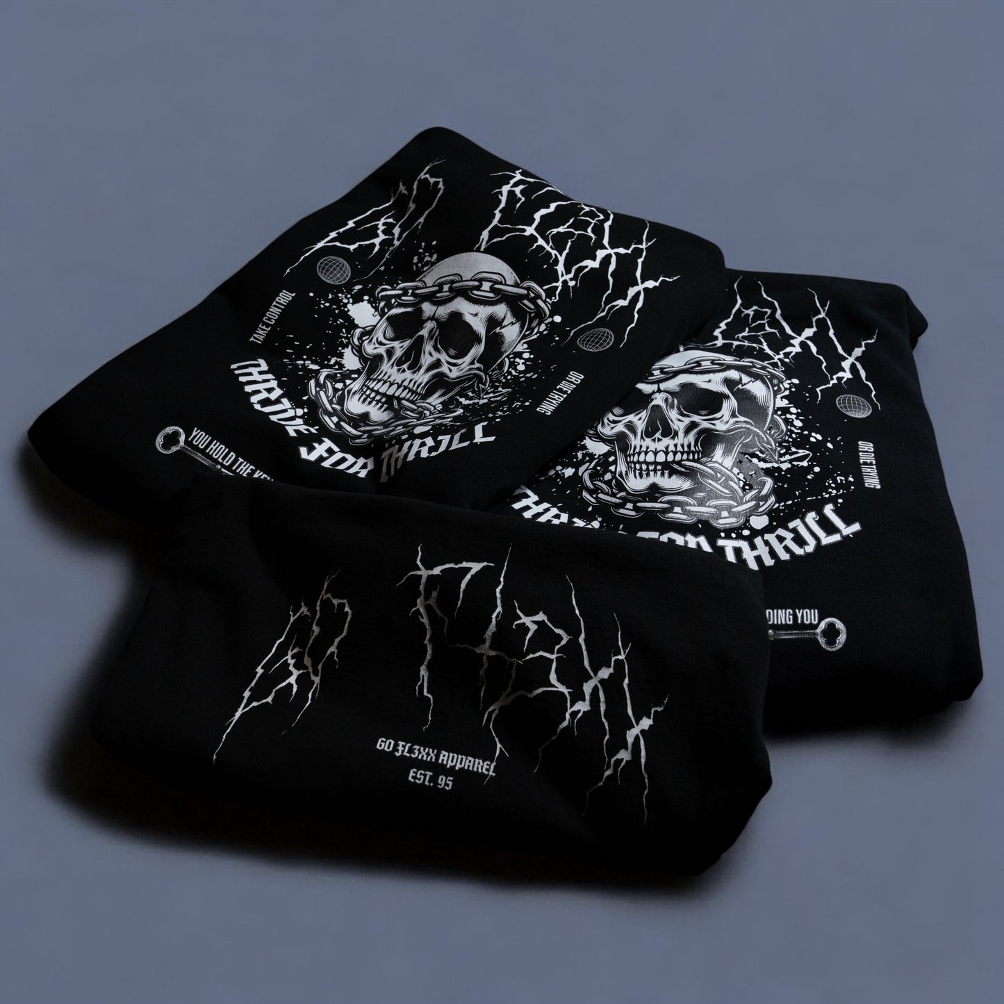 SKULL LOCKED - MIDWEIGHT HOODIE