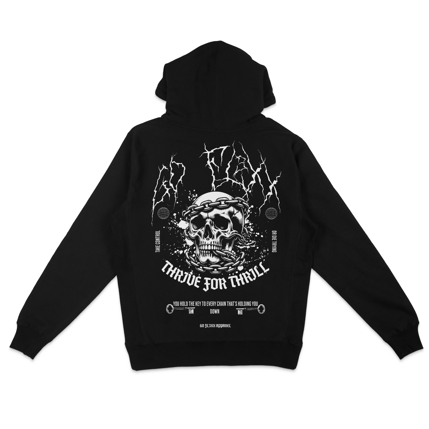 SKULL LOCKED - MIDWEIGHT HOODIE