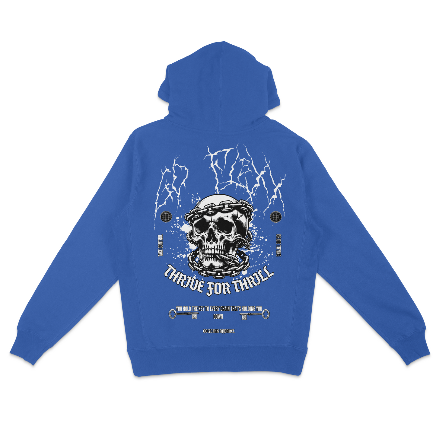 SKULL LOCKED - MIDWEIGHT HOODIE