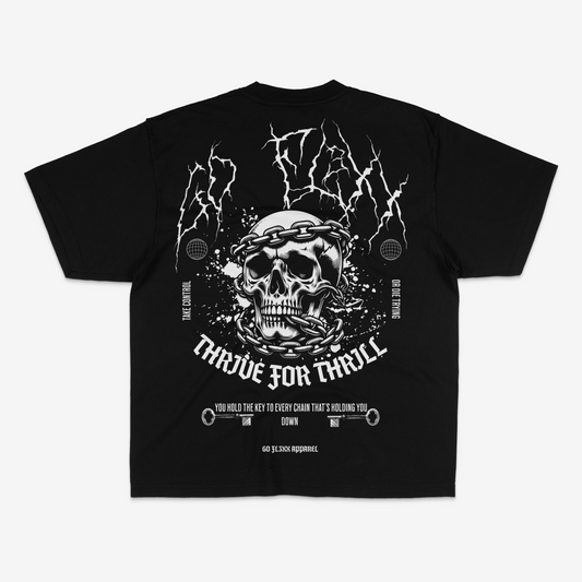 SKULL LOCKED - OVERSIZED T